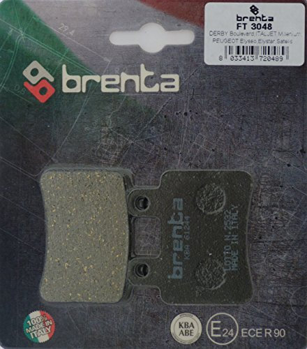 Brenta Pastiglie Freno Organiche Moto per Derbi, Honda-HM, Italjet, Malaguti, Peugeot, Yamaha