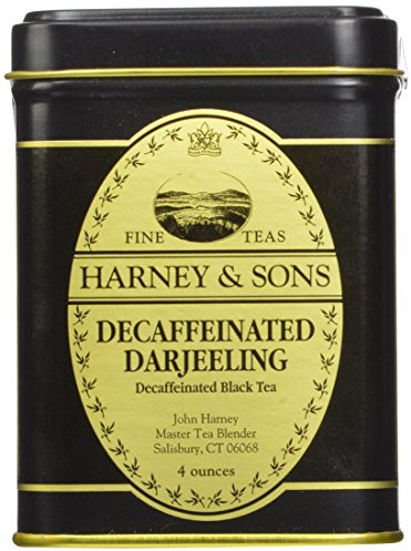 Decaffeinated Darjeeling, Loose tea 4 ounces in a tin by Harney & Sons