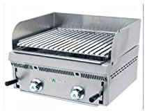 BRAS GRILL GAZ 60 X 55 X 25.5 PIERRE DE LAVE