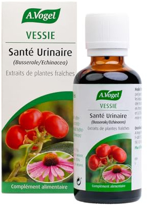 A.VOGEL - Santé Urinaire - Lutte contre les infections urinaires, cystites - Confort urinaire - Extrait de Busserole et Echinacéa - Principes actifs végétaux 100% Naturel - 50ml