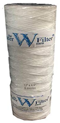 10 x 4.5 Jumbo String Wound Sediment Cartridge 1mic - Spring Well Water Filter/Bio Diesel wvo