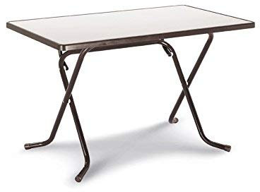 BEST 26521110 Scherenklapptisch Primo eckig 110 x 70 cm, braun