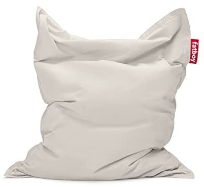 Sitzsack xxl mit Füllung Fatboy Original Stonewashed - Erwachsene - Sitzsacks Kinder - Gaming Sitzsack - Bean Bag Chair - XXL - 180 x 140 cm - Silber Grau