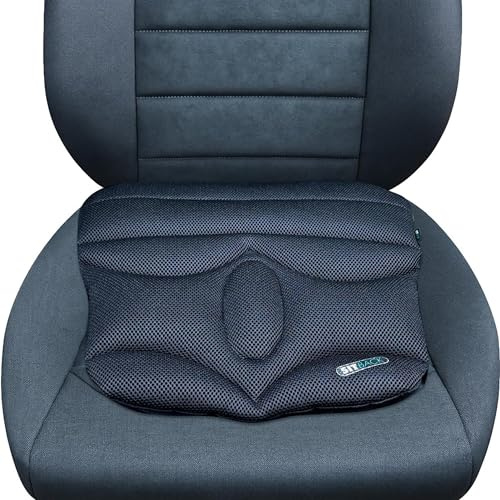 Sitback Basic Keilkissen Stuhlkissen Autositzkissen Universal (Black Air)
