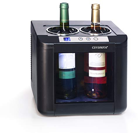 Cavanova OW002, Enfriador de Vino, Capacidad 2 Botellas, 5°-18°C