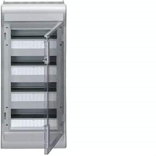 Caja de sup. estanca vector VE, IP65, 4 filas, 48M, puerta transparente