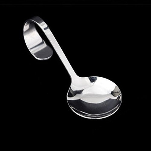 Bluelover Acciaio Inossidabile Curvo Manico di Un Cucchiaio Forcella Posate da Tavola Round-Ray Cucchiaio