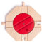 Bigjigs Rail 4 Way Turntable - Wooden Train Set Accessories, Railway Gifts For Kids, Compatible With Most Other Rail Brands, Age 3 Years Old +