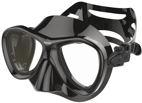 SEAC Masque Capri Unisex Plongée, Snorkeling, Casse sous Marin, Natation Adulte en Silicone