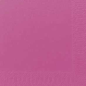 Duni Servietten 3lagig Tissue Uni fuchsia, 33 x 33 cm, 250 Stück