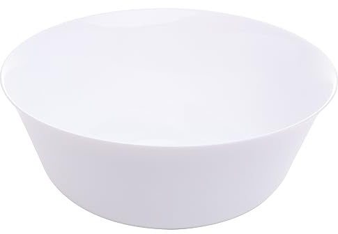 Dajar 05671 Ensalada Every Day, Vidrio, Blanco, 24 cm cm