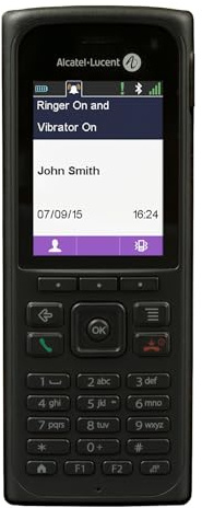 ALCATEL -Lucent Enterprise 8262 - Ricevitore DECT con batteria e clip per cintura senza base di ricarica e alimentatore
