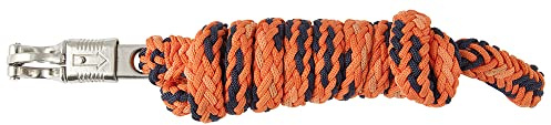 PFIFF 102002 Führstrick Liv, Panikhaken, Anbindestrick Führseil Führleine, 200cm, Blau - Orange