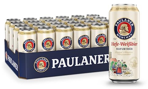 Paulaner Hefe-Weißbier Naturtrüb• Weizenbier spritzig-mild•EINWEG (24x0,5l)