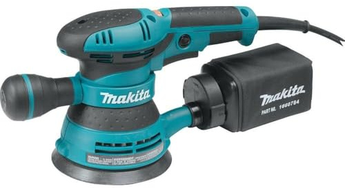 Makita BO5041-R 120V 3 Amp Variable Speed 5 in. Corded Random Orbit Sander (Renewed)