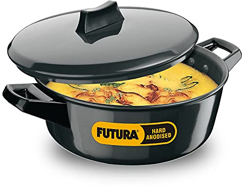 Hawkins L60 Futura Hard Anodised Cook and Serve Stewpot/Bowl - 3 Litres