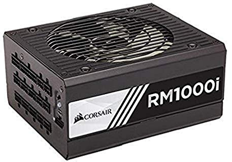 Corsair (CP-9020084-UK) RMi Series RM1000i ATX/EPS Fully Modular 80 PLUS Gold 1000W Power Supply Unit UK - Black