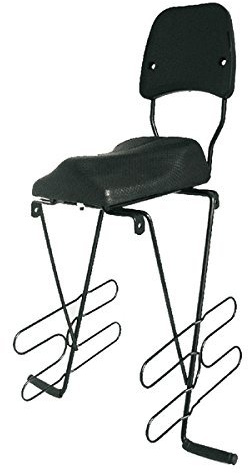 MV-TEK - Seggiolino classico per bambini, posteriore, rigido, per bicicletta