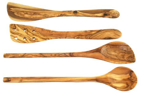 D.O.M. Die Olivenholz Manufaktur D.O.M. 4-piece kitchen set made of olive wood