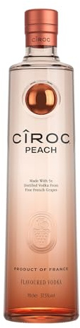 Cîroc Peach Vodka aux arômes naturels de Pêche 70 cl