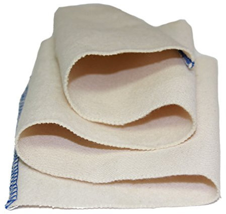 FeetPeople Professional Shoe Shine Buffing Cloth, Natural, 6 Pack