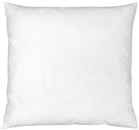 Riva Paoletti 100% Finest White Duck Feather Cushion Inner Pad, 30 x 50cm, Cotton, White
