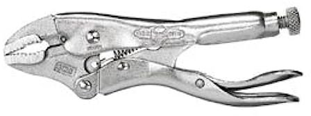 Vise Grip 4WR 4-Inch Curved Jaw Locking Pliers with Wire Cutter by Irwin Tools