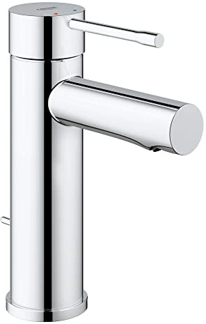 Essence New 3221600A Essence Badarmatur mit einem Griff, niedriger Bogen, metallisch