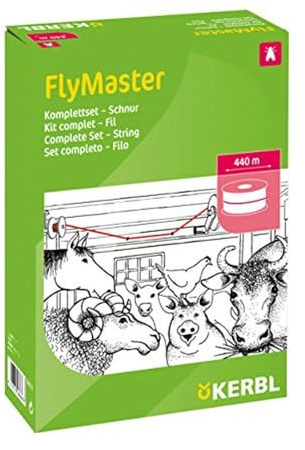 cit Kerbl 299776 Flymaster Fliegenschnur Komplettset, 440 m