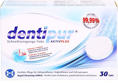 dentipur Schnellreinigungstabletten, 30 pz Compressa