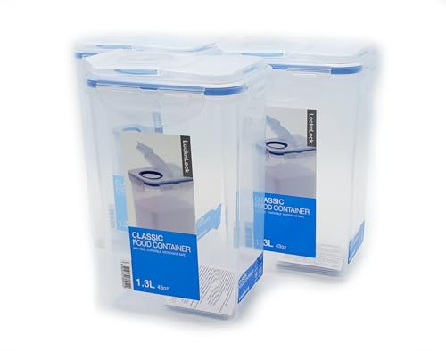 3 x Lock & Lock HPL809F Multifunktionsbox 1.3l mit Schütte