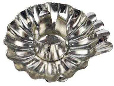 hdg 10er Set Baumkerzenhalter für Weihnachtsbaum - Kerzenhalter Silber mit Clip in Schweifform - Made in Germany