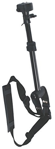 Monopiede per videocamera con tracolla registrazione filmati video in movimento asta telescopica 31 cm cavalletto B6