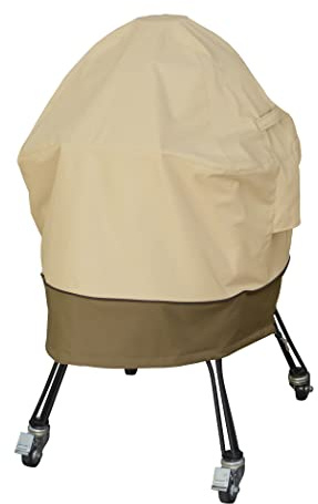 Classic Accessories Veranda Water-Resistant 27 Inch Kamado Ceramic BBQ Grill Cover