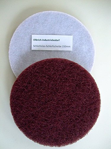 Olbrich-Industriebedarf Schleifvlies - Schleifscheiben 150 mm Korn 180-25 Stück