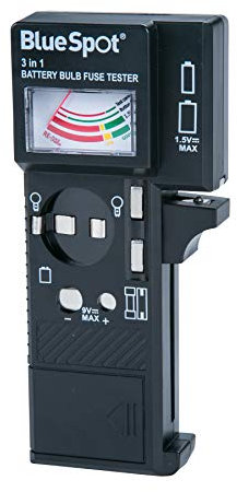 Blue Spot 31114 Battery Bulb and Fuse Tester