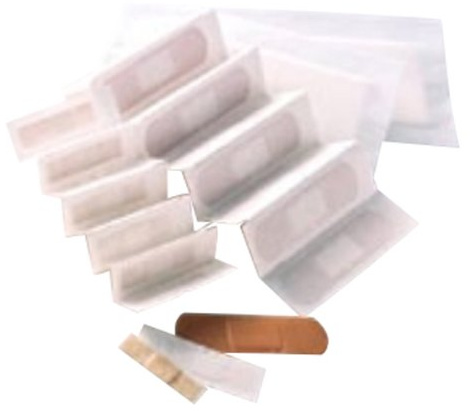 100 Pansements adhésifs pour prise de sang - 1.9 x 7.2 cm