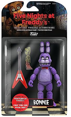 Funko 5 Articulated Action Figure: Five Nights At Freddy'S (FNAF) - Bonnie The Rabbit - Juguete de Colección - Idea de Regalo- Mercancia Oficial - para Chicos, Chicas y Adultos - Video Games Fans