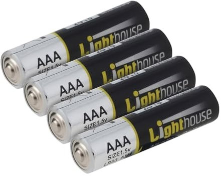 Lighthouse Torches L/HBATAAA Alkaline Batteries AAA (4 Pack)