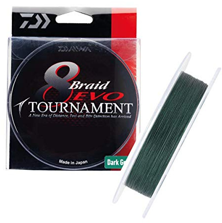 Daiwa Tournament 8 Braid EVO 0.20mm 18kg 135m dg Geflochtene Schnur