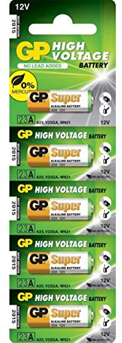 GP 23AE Ultra 23 A 12 V High Voltage Alkaline-Batterie (5-Stück)