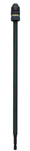 Irwin Tools IRWIN Drill Bit Holder Extension, Impact Rated, Quick Change, 1/4-Inch Shank, 12-Inch Length (1869517)