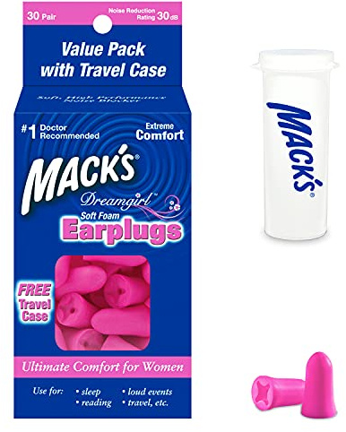Mack's Dream Girl Ear Plugs (30 Pair) - Pink