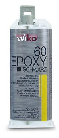 EPOXY KLEBER BLACK Doppelkartusche 50 ml