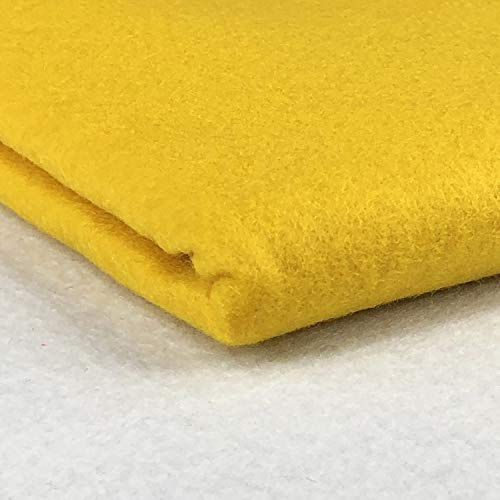 Gelb Craft Filz Stoff 152,4 cm breit, Meterware,