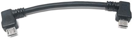 System-S Micro USB-kontakt till kontaktkabel 8 cm