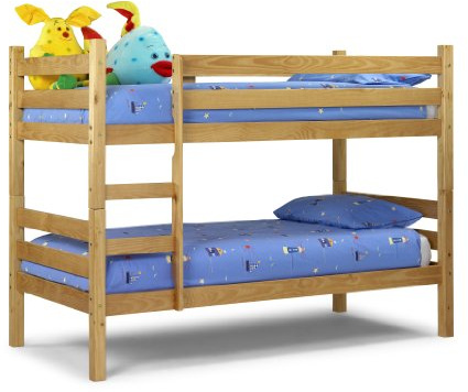 Julian Bowen Wyoming Bunk Bed, Pine, Single