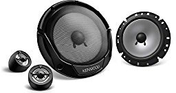 Kenwood KFC-E170P Kit d'enceintes séparées modulaire 2 Voies 17cm - 300W Max - 30W RMS. encastrable- Noir