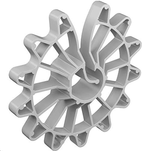 Miko® 100Stk. Abstandhalter Senkrechte Bewehrung 40 mm – Sternabstandhalter Baustahlabstandhalter – Robuste und langlebige Distanzstücke für präzise Betonarbeiten
