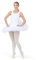 Capezio Women’s Practice Tutu, Tutu Skirts For Women Practicing Ballet & Dance, Essential Tutu For All Ballerinas, 7-Layer Stiff-Structured Tulle Skirt - White, Size L